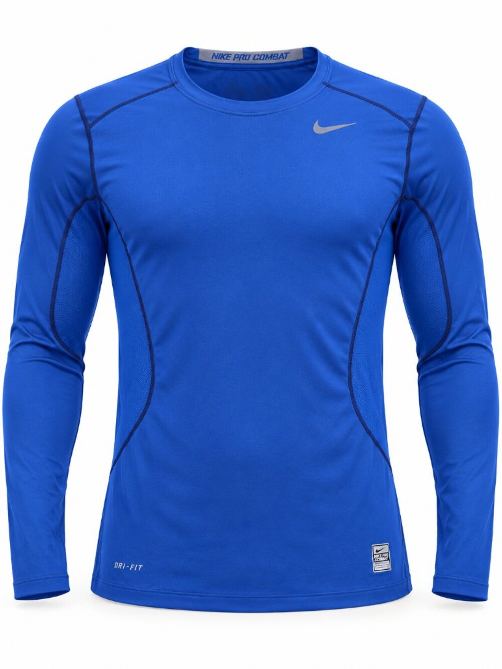 Nike Pro Combat Dri-FIT Blue Compression Shirt Men’s M